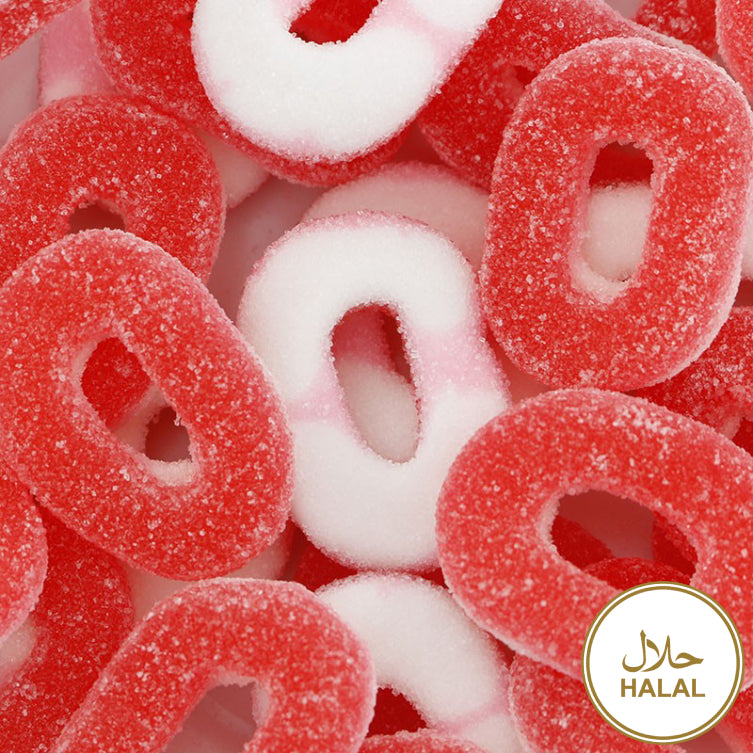 Anneaux fraises - Halal - 100g