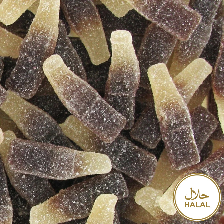 Bouteilles Cola Sucrées - Halal - 100g