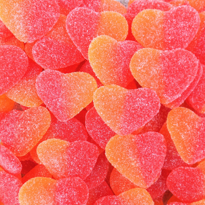 Coeurs pêche - Haribo - 100g