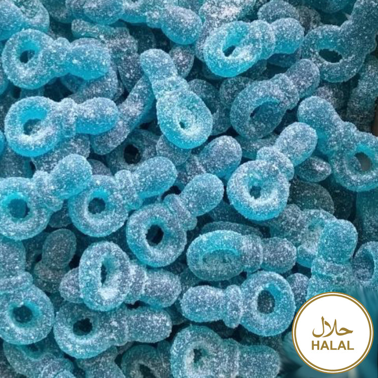 Tétines framboise - Halal - 100g