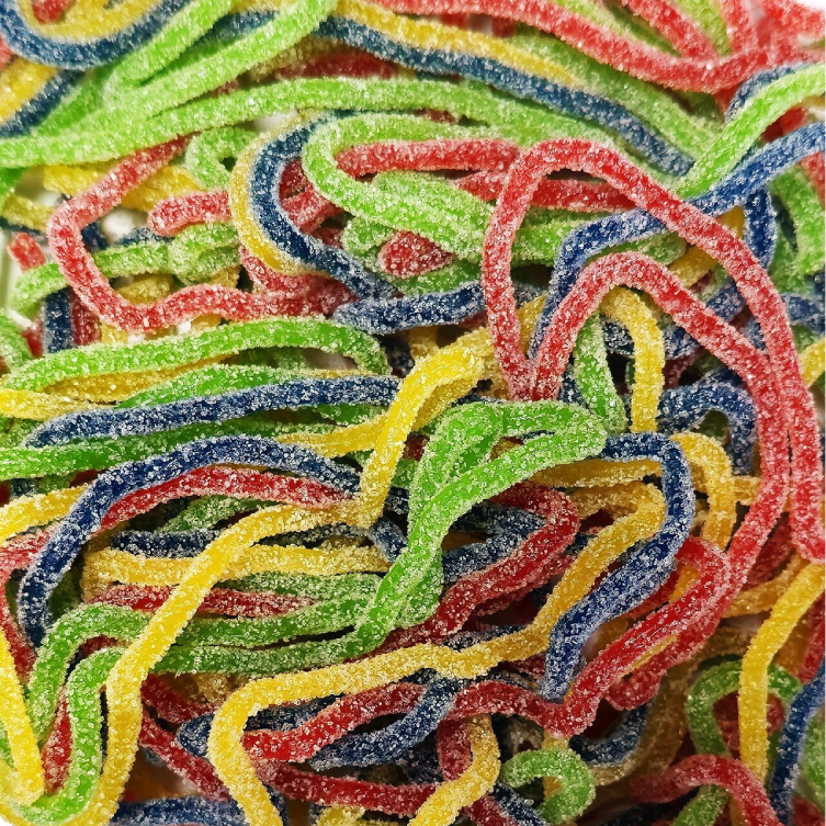 Scoubidous sucrés - Lutti - 100g